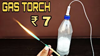 GAS TORCH DIY  jet flame HOW TO MAKE GAS TORCH गैस टोर्च तेज आग कैसे बनाए [upl. by Raknahs]