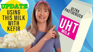 UPDATE using ULTRA PASTUERIZED MILK UHT for Kefir Making [upl. by Allyn67]