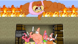 4 Patrick Speedruners VS Overweight Sandy Hunter [upl. by Panthia399]