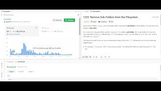1233 Remove SubFolders from the Filesystem Leetcode1233 With Full Exaplanation [upl. by Hayyikaz]