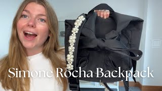 Simone Rocha Embellished Backpack Review [upl. by Eiramlatsyrk820]