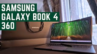 Samsung Galaxy Book 4 360 UNBOXING REVIEW  Med Student Reviews [upl. by Ehtyde]