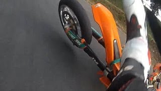 KTM EXC Supermoto Crash [upl. by Collette]