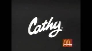 Cathy McDonalds 1989 Commercial [upl. by Meekar]