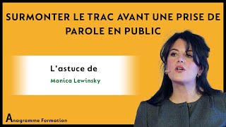 Surmonter le trac avant une prise de parole en public lastuce de Monica Lewinsky [upl. by Ainez306]