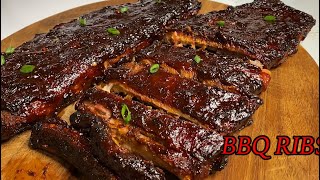 Oven BBQ RIBS Super Easy Baked Ribs Recipe Tender amp Flavorsome [upl. by Gader130]