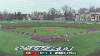 CWRU Baseball vs Grove City [upl. by Occir582]