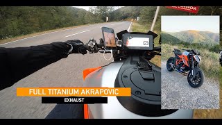 KTM 1290 SUPERDUKE V3  AKRAPOVIC  RAW RIDE [upl. by Oramlub]