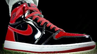 quotWelcome to the Familyquot【スニーカーレビュー】AIR JORDAN 1 RETRO HIGH OG quotPATENT BREDquot【review amp on feet】 [upl. by Emersen]