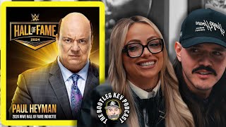 Dominik Mysterio amp Liv Morgan on Paul Heyman’s Hall of Fame Speech [upl. by Halie654]