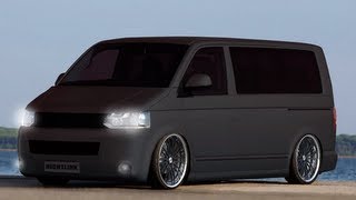 Van tuning VW T5  photoshop [upl. by Eenram]