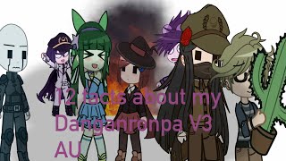 12 facts about my Danganronpa V3 Killing Harmony AU [upl. by Airliah]