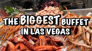 The BIGGEST BUFFET in Las Vegas  Bacchanal Buffet  Caesars Palace  January 2024 [upl. by Ioved326]