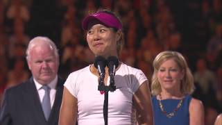 Li Nas Brilliant Winners Speech  Australian Open 2014 [upl. by Ylyl]