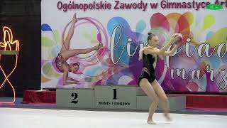 Anna Frąc STUDIO GWIAZD Gliwice Gimnastyka Artystyczna Piłka Rhythmic Gymnastics Ball Apparatus [upl. by Batchelor691]