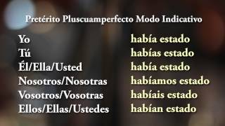 ESTAR  Pretérito Pluscuamperfecto de Indicativo  Conjugación de Verbos en español [upl. by Yarg]