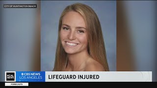 Elite lifeguard suffers spinal injury while working Huntington Beach [upl. by Eidoj568]