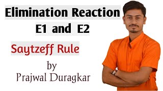 Elimination reactionE1 and E2 reactionbpharm sem2 [upl. by Annoif853]