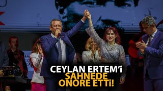 Özgür Özel Somada sahnede Ceylan Ertemi onore etti [upl. by Hannah]