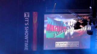 Zabit Samedov entrance Amsterdam 2008 K1 WGP [upl. by Neliac470]