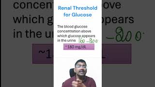 Renal Glycosuria biochem metabolism [upl. by Ennaear]