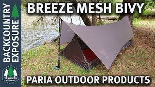 Breeze Mesh Bivy  Paria Outdoor Products  Review [upl. by Eenerb]