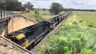 NB924 loaded coal near Willow Tree [upl. by Atsilac]