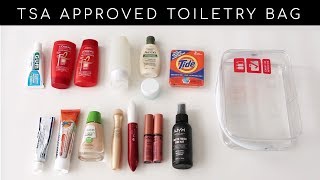 How to Pack Toiletries Makeup and Meds in a CarryOn Luggage [upl. by Chernow]