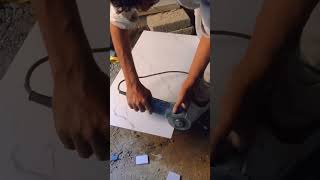 How To Cutting Tile diy shorts tile tips amazing [upl. by Nivel]