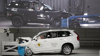 Crash Test  2023 Volvo XC90 vs 2023 Range Rover [upl. by Ydwor]