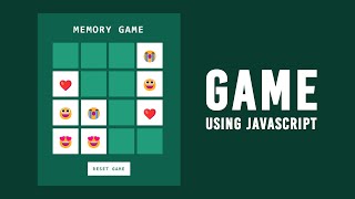 How to Create Memory Game in JavaScript [upl. by Eagle]