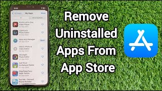 iPhone How to Remove Uninstalled Apps From App Store [upl. by Gaskill799]