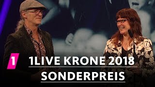 Birgit und Horst Lohmeyer gewinnen den Sonderpreis  1LIVE Krone 2018 [upl. by Ylrrad]