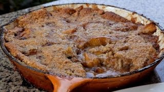 How to make Southern Peach Cobbler on a Kamado Joe  Recipe [upl. by Jeannine]