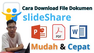 Cara Download file PDF PPT dan WORD diSLIDESHARE [upl. by Celeste]