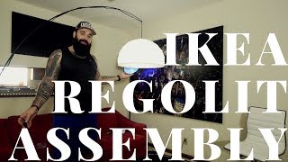 IKEA Regolit Light Unbox and Assembly Tutorial [upl. by Lelah]