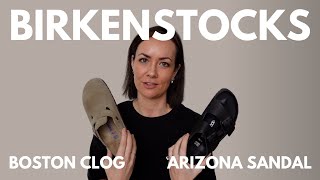 Birkenstocks Everything about the Boston Clog amp Arizona Sandal pricing sizing and styling [upl. by Bajaj64]