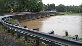 Bushkill Park Bridge Flooding [upl. by Axel]