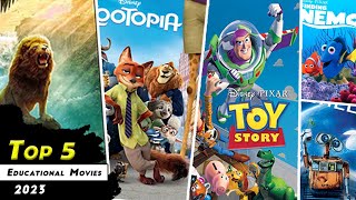 Top 5 Educational Movies For Kids  2023  Animated Movies [upl. by Angelina]