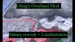 My Hoi4 mod  Sahara rework and Liechtenstein Updt 28 [upl. by Abbi]