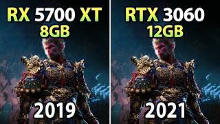 RX 5700 XT vs RTX 3060 12GB  Test in 11 Games [upl. by Hilten]