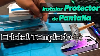 Poner protector de pantalla de Cristal TEMPLADO al IPHONE 14 PROpara CUALQUIER celularKIT Especial [upl. by Channing975]