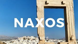 Naxos Greece ► Video guide 18 min  4K [upl. by Haeel]