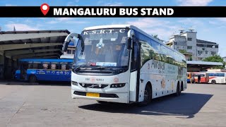 Back To Back Volvos Departures From Mangalore Bus Stand 🔥🔥 [upl. by Olson]