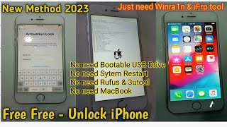 How To iPhone 6 iCloud Unlock  iPhone 6 iOS 1257 iCloud Bypass Free 2023 [upl. by Ainotna239]