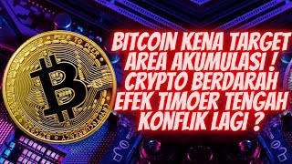 BITCOIN TURUN LAGI  PENTINGNYA BERJAGAJAGA DI JAM RAWAN  NASIB CRYPTO EFEK P3R4NG TIMOER TENGAH [upl. by Yrellam291]