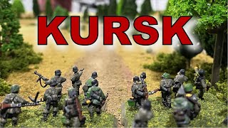 Battlegroup Kursk Summer 1943 Wargame AAR [upl. by Worrad]