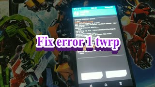 Fix error 1 twrp magisk [upl. by Yesnel]