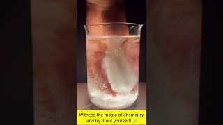 The beuty of sodium acetate crystallization viralvideo scienceexperiment [upl. by Sivlek272]