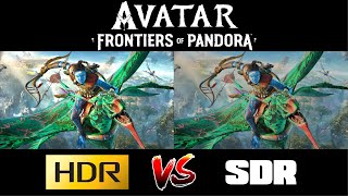 Avatar Frontiers of Pandora  HDR vs SDR Intro [upl. by Fleur630]